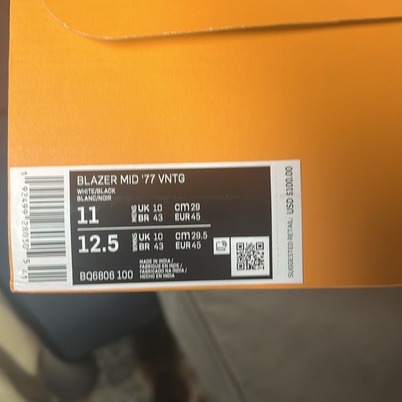 Men’s Nike blazer shoes size 11 - Picture 2 of 5